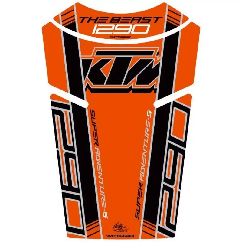 Motografix KTM 1290 Super Adventure Factory 3D Gel Tank Pad Protector TKTM03OK
