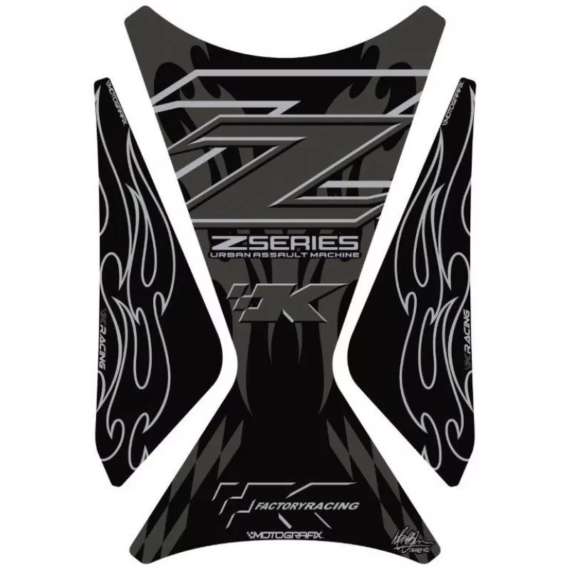 Motografix Kawasaki Z 750 / Z 800 / Z 1000 3D Gel Tank Pad Protector TK021KF