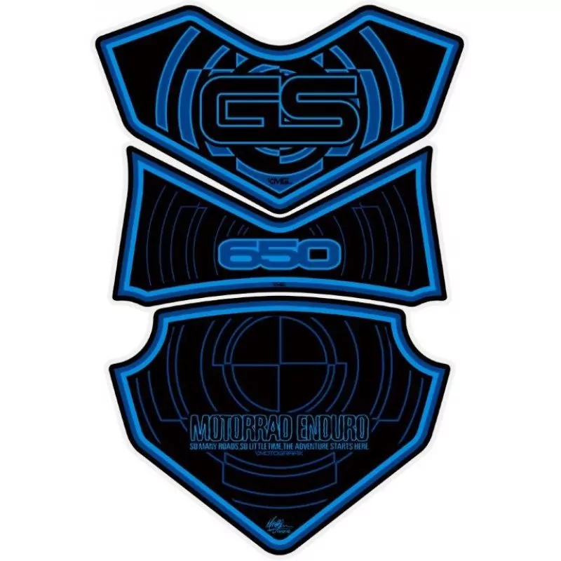 BMW GS 650 Motografix 3D Gel Tank Pad Protector TB012B