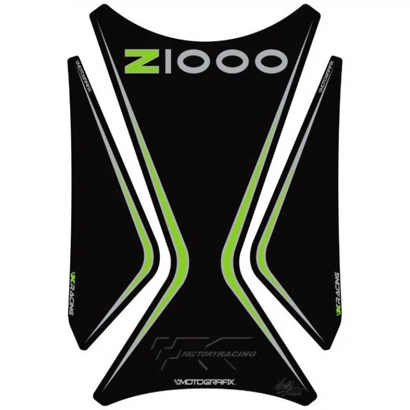 Motografix Kawasaki Z 1000 2003-2009 3D Gel Tank Pad Protector TK022KG