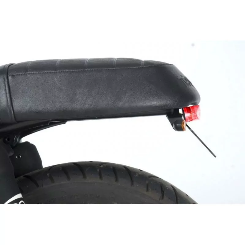 R&G Premium Kennzeichenhalter Triumph Scrambler 865 2006-2016 für Micro Blinker