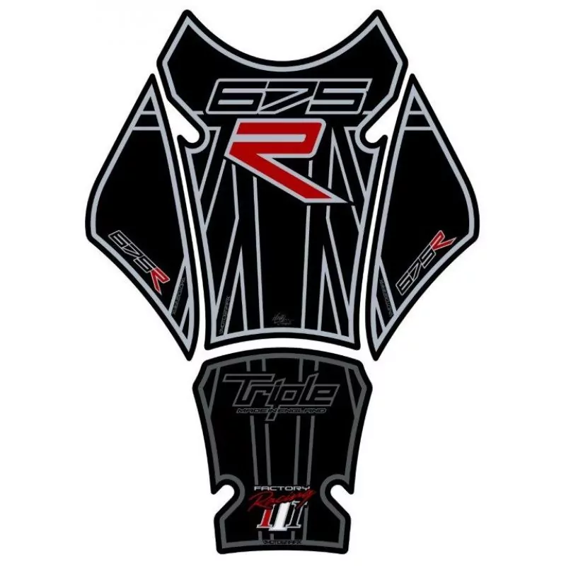 Motografix Triumph Triple 675 R 3D Gel Tank Pad Protector TT021KK