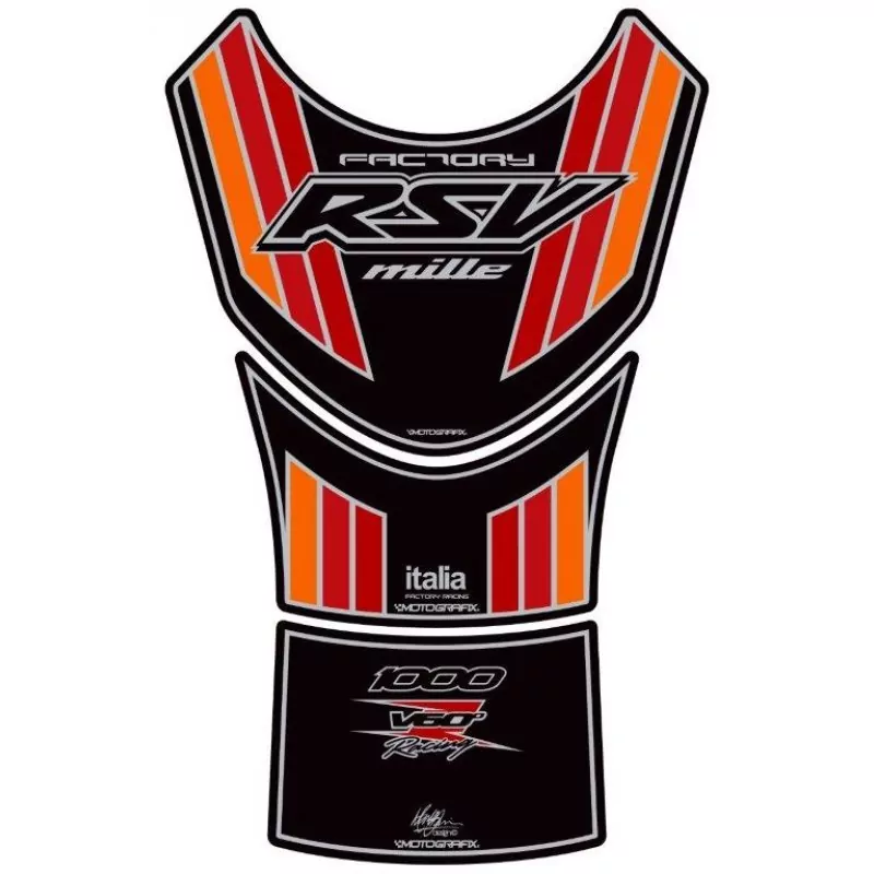 Aprilia RSV MILLE 1000 V60° Motorcycle Tank Pad Motografix 3D Gel Protector TA023KOR