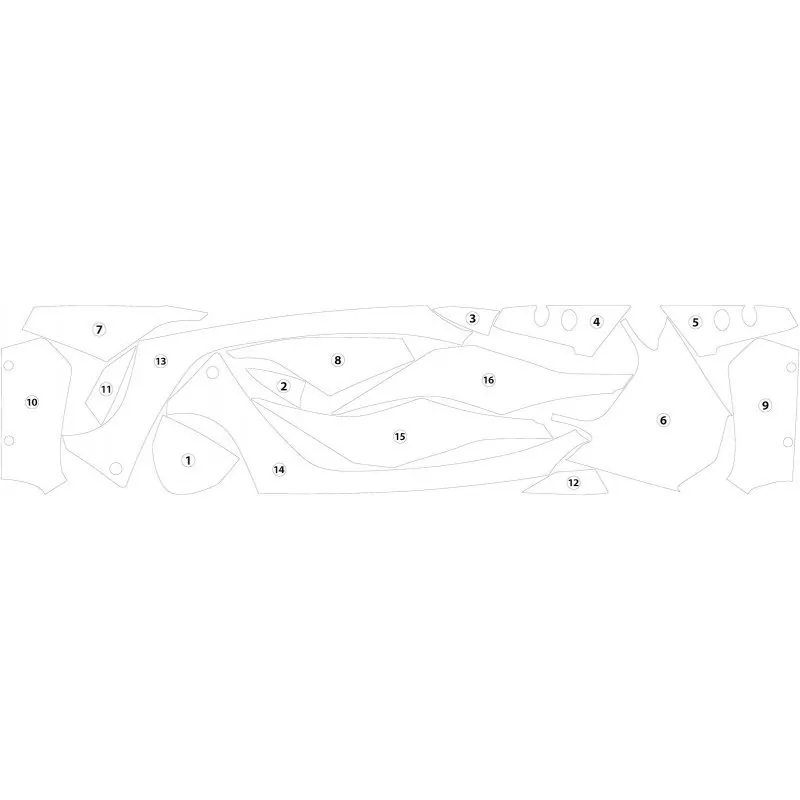 R&G Steinschlagschutz Second Skin für Yamaha YZF R1 2020-