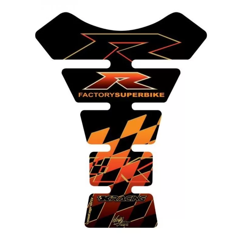 Motografix Kawasaki ZX- 6 / 7 / 10 R 3D Gel Quad Tank Pad Protector TK005KO