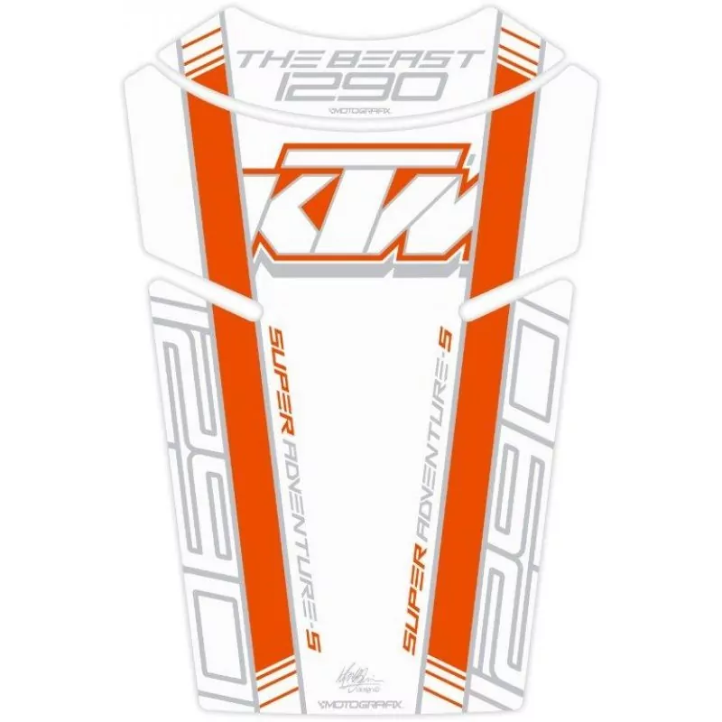 Motografix KTM 1290 Super Adventure Factory 3D Gel Tank Pad Protector TKTM03WO
