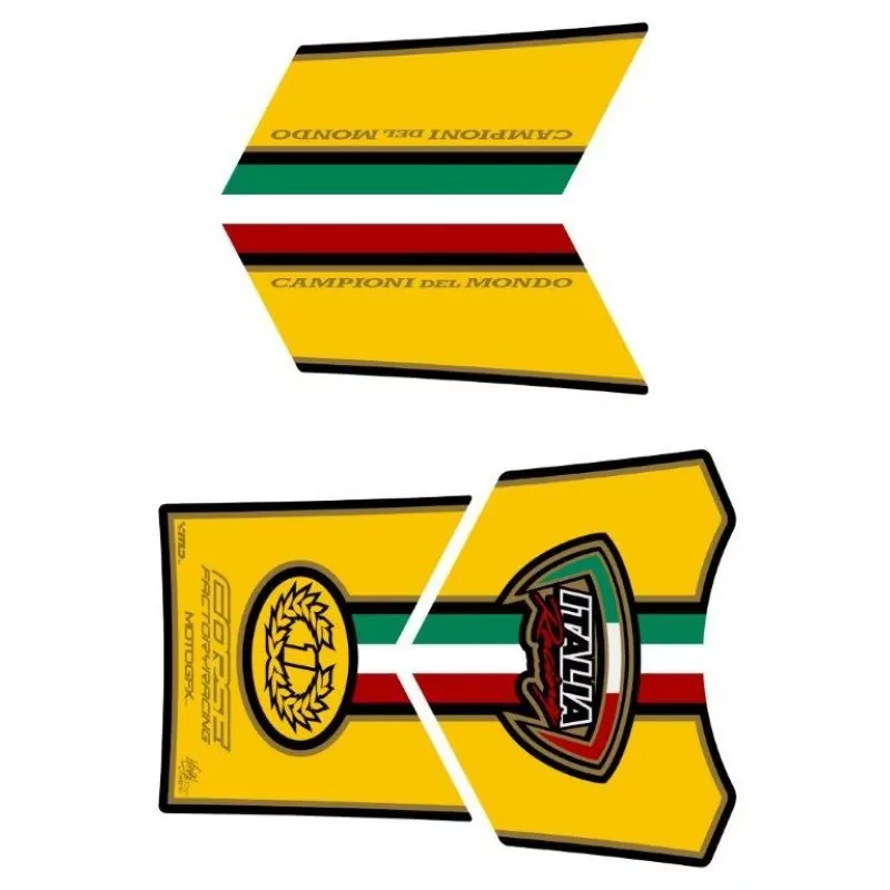 Ducati Corse #1 Motografix 3D Gel Tank Pad Protector TD008YE