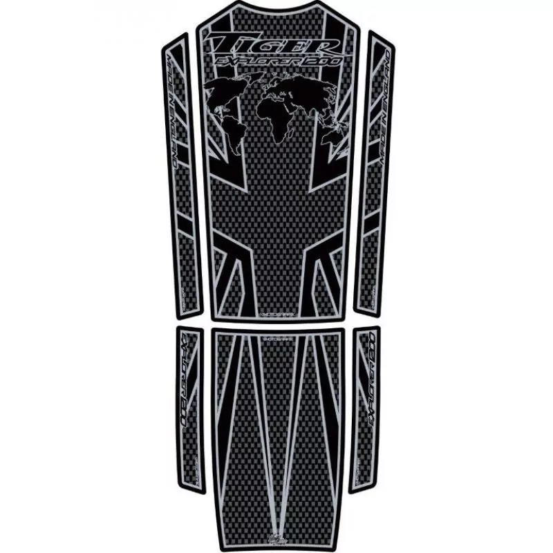 Motografix Triumph Tiger Explorer 1200 3D Gel Tank Pad TT019CA