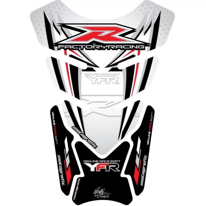 Motografix Yamaha YZF R6 / R1 / R25 / R3 3D Gel Tank Pad Protector TY015WK