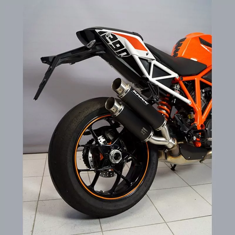 Bodis GPX 2 S schwarz Endschalldämpfer KTM Super Duke 1290 R 2014-2016