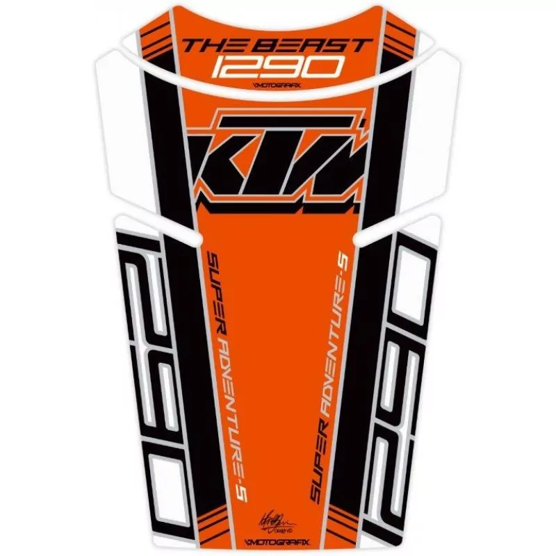 Motografix KTM 1290 Super Adventure Factory 3D Gel Tank Pad Protector TKTM03WKO