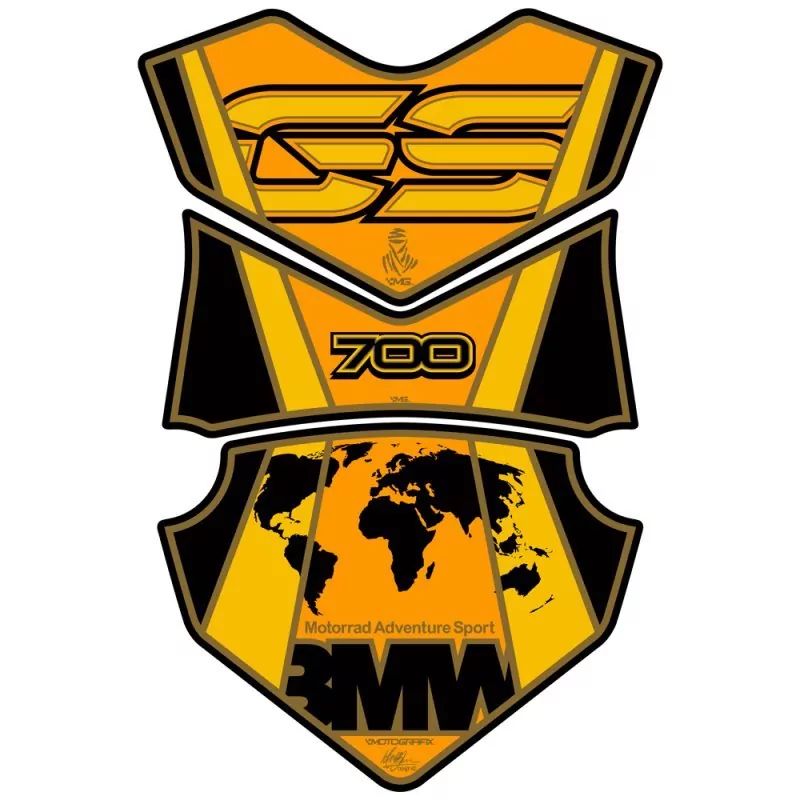 BMW F 700 GS 2013- Motografix 3D Gel Tank Pad Protector TB024Y