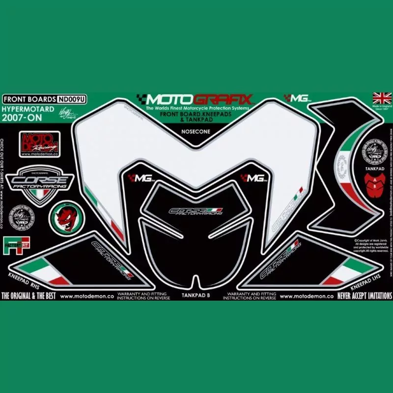 Motografix Steinschlagschutz Set Ducati Hypermatard 1100 2007- ND009U