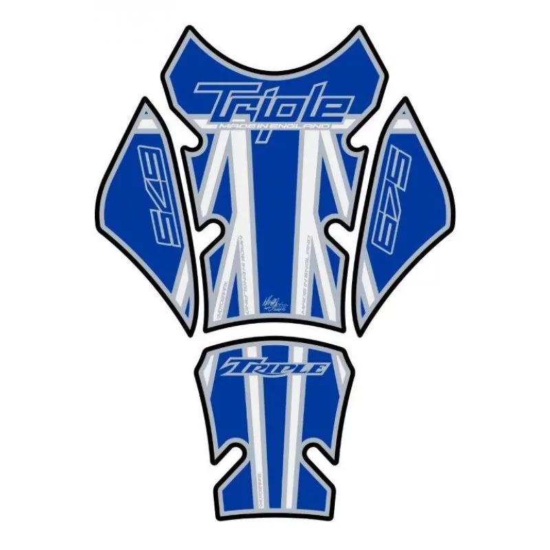 Motografix Triumph Triple 675 3D Gel Tank Pad Protector TT020B