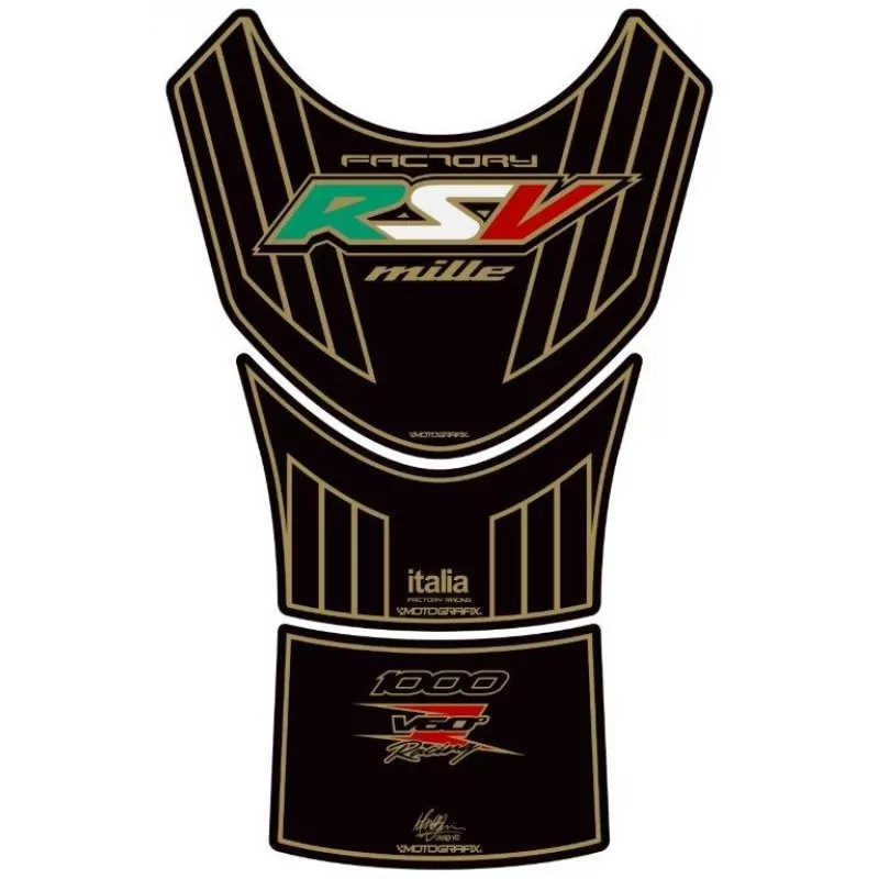 Aprilia RSV MILLE 1000 V60° Motorcycle Tank Pad Motografix 3D Gel Protector TA023ATK