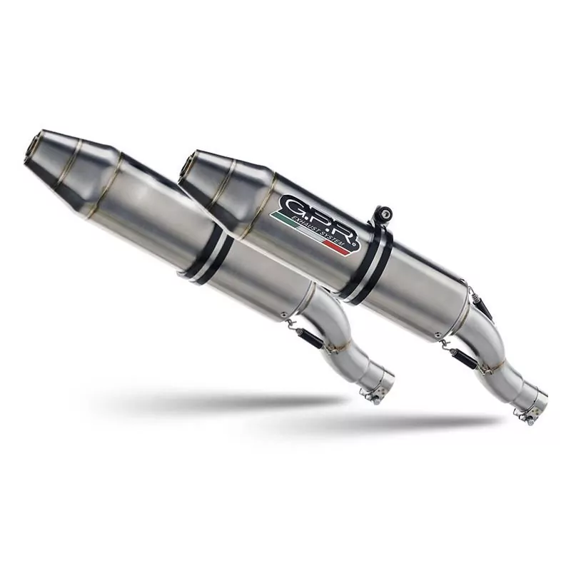 Kawasaki Kfx 700 2004-2011, Deeptone Atv, Homologated legal full system exhaust including dual silencers and removable db killer