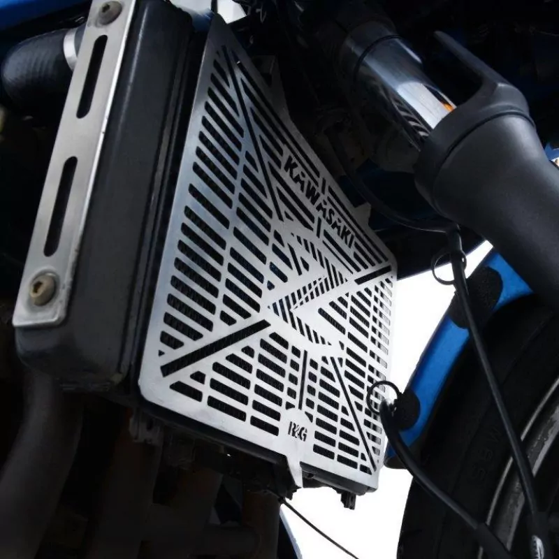 R&G Kühlergitter Wasserkühler Edelstahl Kawasaki Z 750 / Z 800 / Z 1000 / SX / Versys 1000