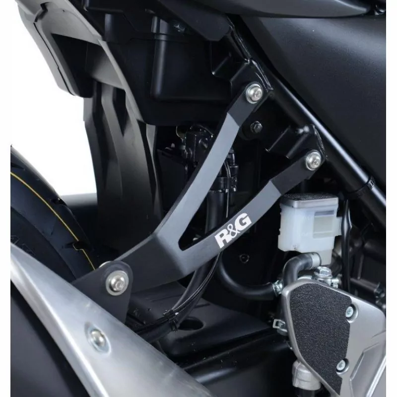 R&G Racing Auspuffhalter BLACK Suzuki SV 650 2016- / SV 650 X 2018-2019