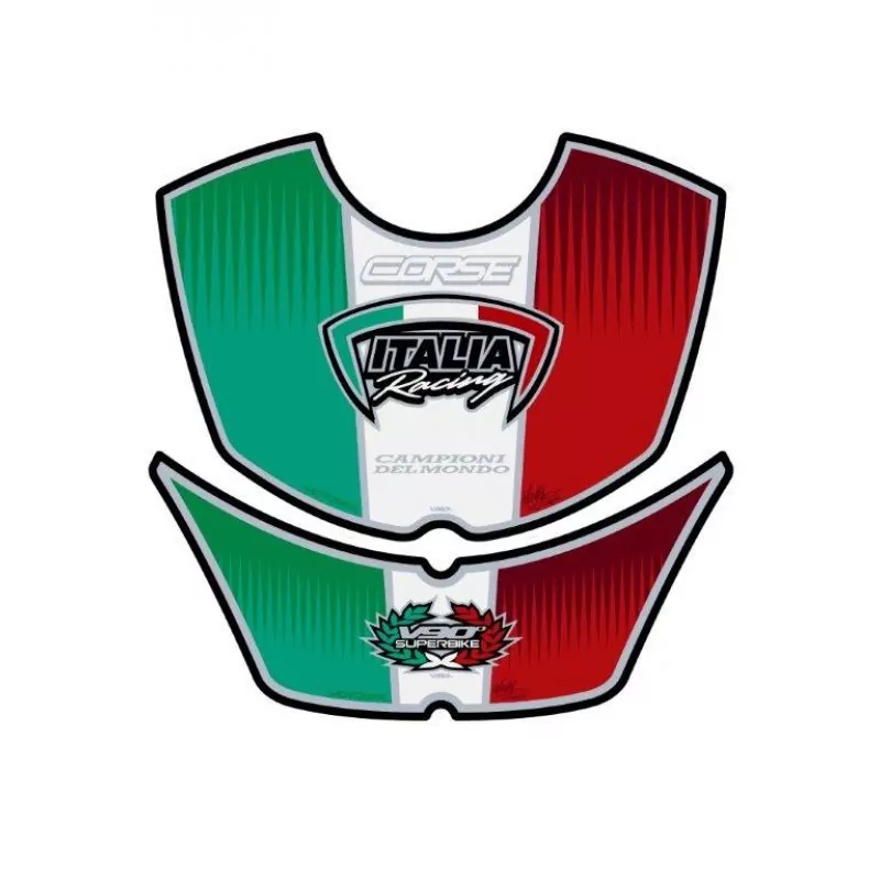 Ducati Corse V90° Motografix 3D Gel Tank Pad Protector TD009TS