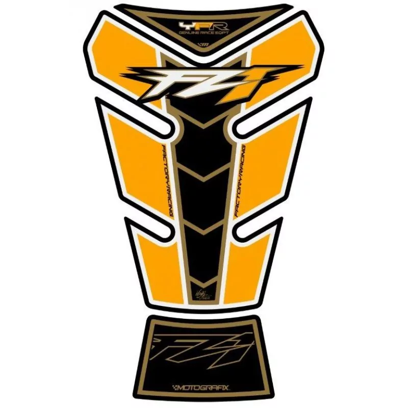 Motografix Yamaha FZ 1 Yellow 3D Gel Tank Pad Protector TY019Y