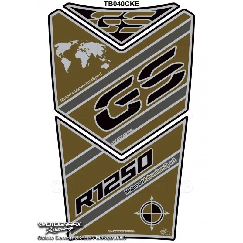BMW R 1250 GS Adventure Motografix 3D Gel Tank Pad Protector TB040CKE