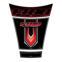 Motografix 3D Gel Tankpad Schwarz Rot passend für Suzuki GSX 1400 Motografix 3D Gel Tankpad Schwarz Rot passend für Suzuki GSX 1400