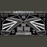 Motografix Tankschutz Knie Pads passend für Triumph TIGER 1200 2012-2017 Motografix Tankschutz Knie Pads passend für Triumph TIGER 1200 2012-2017