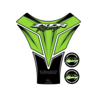 Motografix 3D Gel Tank Pad passend für Kawasaki ZX 10 R Racing Green Motografix 3D Gel Tank Pad passend für Kawasaki ZX 10 R Racing Green