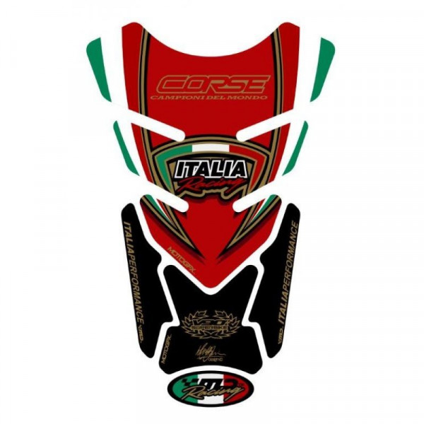 Ducati Corse V90° Motografix 3D Gel Tank Pad Protector TD010RE