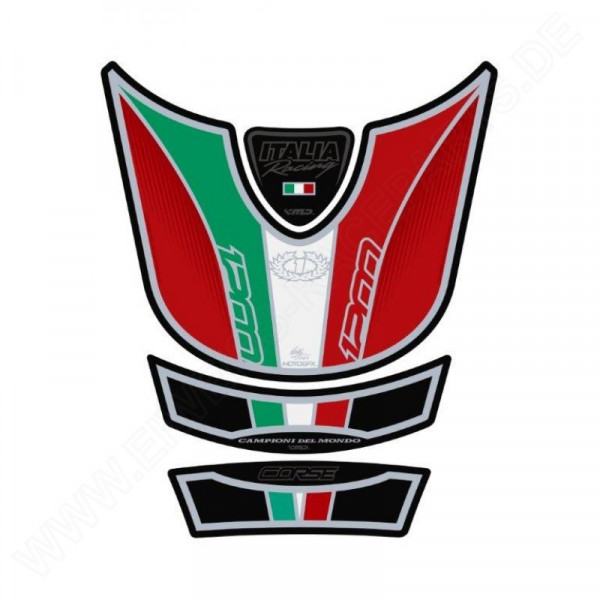 Ducati Corse Multistrada 1200 Motografix 3D Gel Tank Pad Protector TD016R