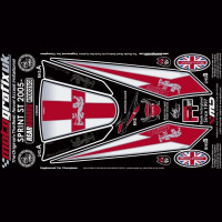 Motografix Steinschlagschutz hinten passend für Triumph Sprint ST 2005-2009 Motografix Steinschlagschutz hinten passend für Triumph Sprint ST 2005-2009