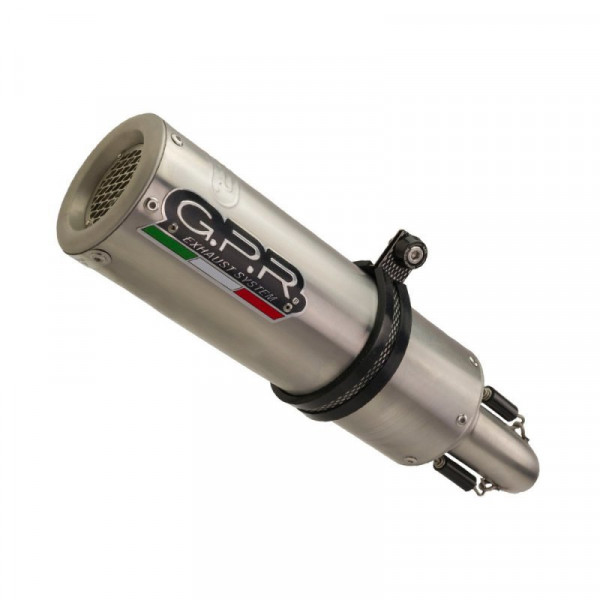 Cf Moto 650 Mt 2021-2024, M3 Inox , Homologated legal slip-on exhaust including removable db killer,