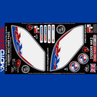 Motografix Tankschutz Knie Pads passend für BMW S 1000 RR 2015-2016 Motografix Tankschutz Knie Pads passend für BMW S 1000 RR 2015-2016