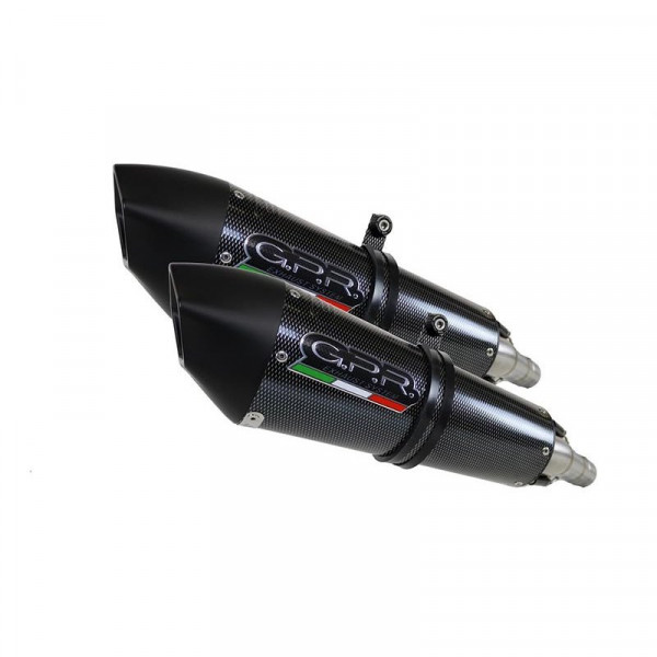 Honda Vtr 1000 Sp-1 RC51 2000-2001, Gpe Ann. Poppy, Dual Homologated legal slip-on exhaust includin