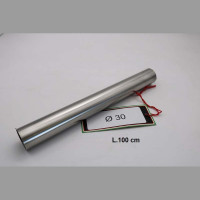 GPR Edelstahl Auspuffrohr 30mm x 1mm L1000mm passend für Café Racer GPR Edelstahl Auspuffrohr 30mm x 1mm L1000mm passend für Café Racer