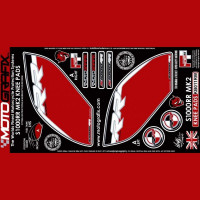 Motografix Tankschutz Knie Pads passend für BMW S 1000 RR 2015-2016 Motografix Tankschutz Knie Pads passend für BMW S 1000 RR 2015-2016