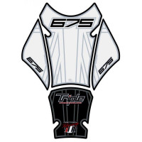 Motografix 3D Gel Tank Pad Protector TT023WJ passend für Triumph Triple 675 Motografix 3D Gel Tank Pad Protector TT023WJ passend für Triumph Triple 675
