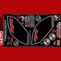 Motografix Tankschutz Knie Pads passend für BMW S 1000 RR 2015-2016 Motografix Tankschutz Knie Pads passend für BMW S 1000 RR 2015-2016