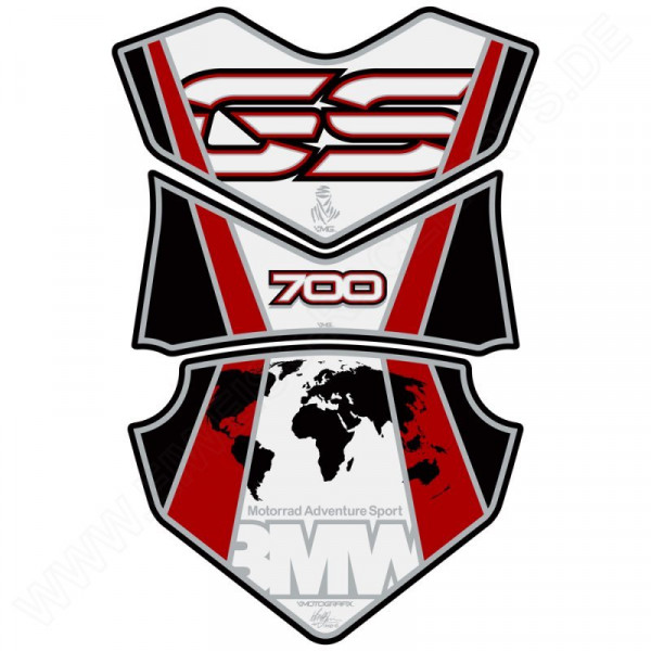 BMW F 700 GS 2013- Motografix 3D Gel Tank Pad Protector TB024WR