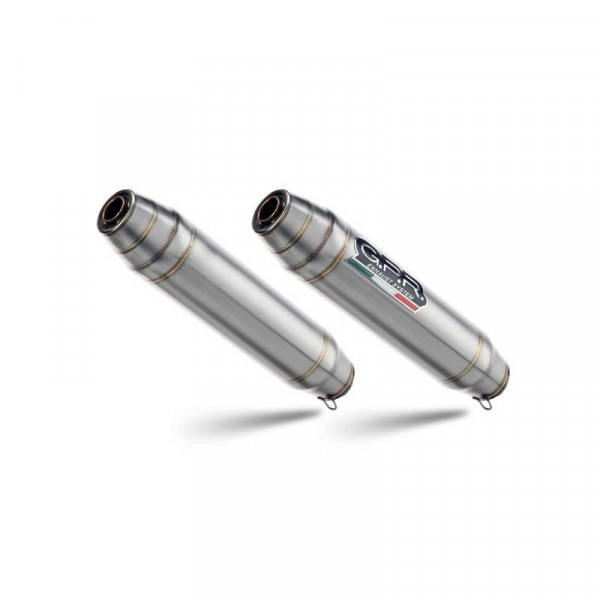 Ducati 749 2003-2007, Deeptone Inox, Dual Homologated legal slip-on exhaust including removable db k