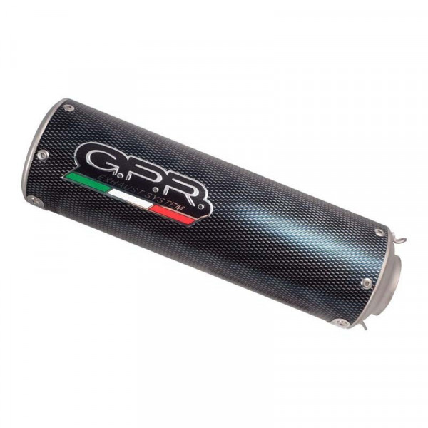 Voge Brivido 500 R 2021-2022, M3 Poppy, Homologated legal slip-on exhaust including removable db kil