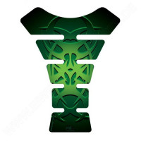 Motografix Celtic Tribal Tattoo Green 3D Gel Tank Pad Protector Motografix Celtic Tribal Tattoo Green 3D Gel Tank Pad Protector