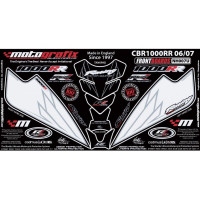 Motografix Steinschlagschutz Set passend für Honda CBR 1000 RR 2006-2007 Motografix Steinschlagschutz Set passend für Honda CBR 1000 RR 2006-2007