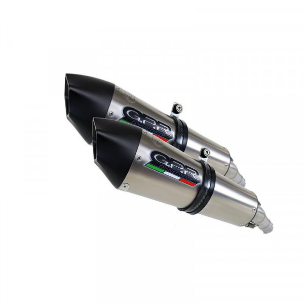 Yamaha Yzf 1000 R1 2004-2006, Gpe Ann. titanium, Dual Homologated legal slip-on exhaust including r