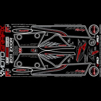 Motografix Steinschlagschutz hinten passend für Kawasaki ZX-10 R 2011-2015 RK016KK Motografix Steinschlagschutz hinten passend für Kawasaki ZX-10 R 2011-2015 RK016KK