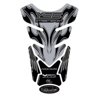 Motografix Yamaha Streetsport Black 3D Gel Tank Pad Protector Motografix Yamaha Streetsport Black 3D Gel Tank Pad Protector