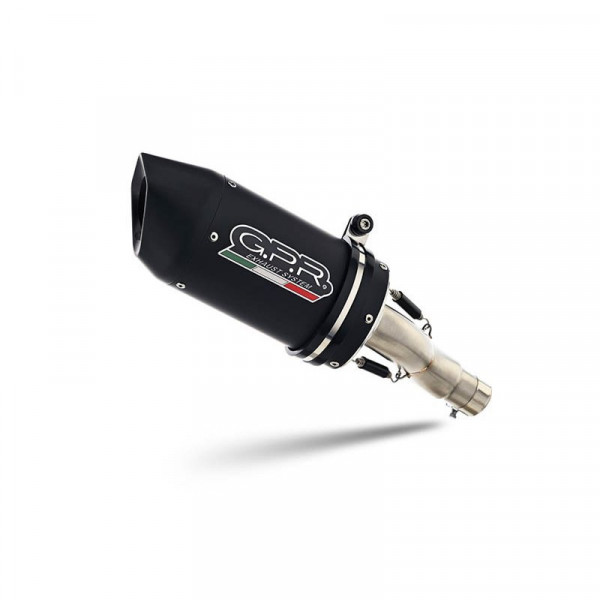 Ktm Duke 250 2021-2023, Furore Evo4 Nero, Homologated legal slip-on exhaust including removable db k