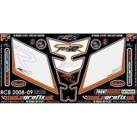 Motografix Steinschlagschutz Set passend für KTM RC 8 NKTM02W Motografix Steinschlagschutz Set passend für KTM RC 8 NKTM02W