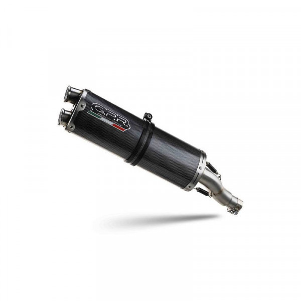 Ktm Duke 790 2021-2024, Dual Poppy, Homologated legal slip-on exhaust including removable db killer