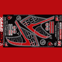 Motografix Tankschutz Knie Pads passend für BMW R1200 GS 2013-2016 Motografix Tankschutz Knie Pads passend für BMW R1200 GS 2013-2016